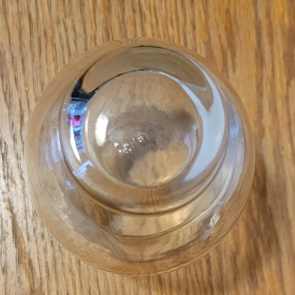 Vtg Bud Vase Hint Of Blue Glass